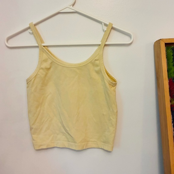 Arq + Dazed But Amazed collab Cropped Tank Top in Yellow size small - Picture 4 of 5